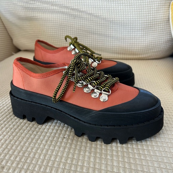 Proenza Schouler Cloth Lace Up Shoes - Picture 3 of 6